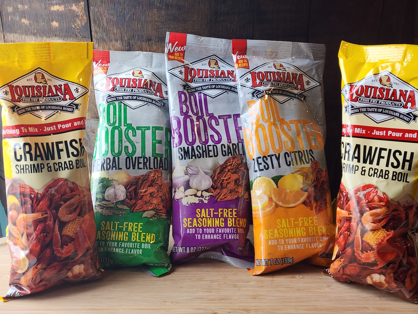 CRAWFISH, SHRIMP & CRAB BOIL SEASONING